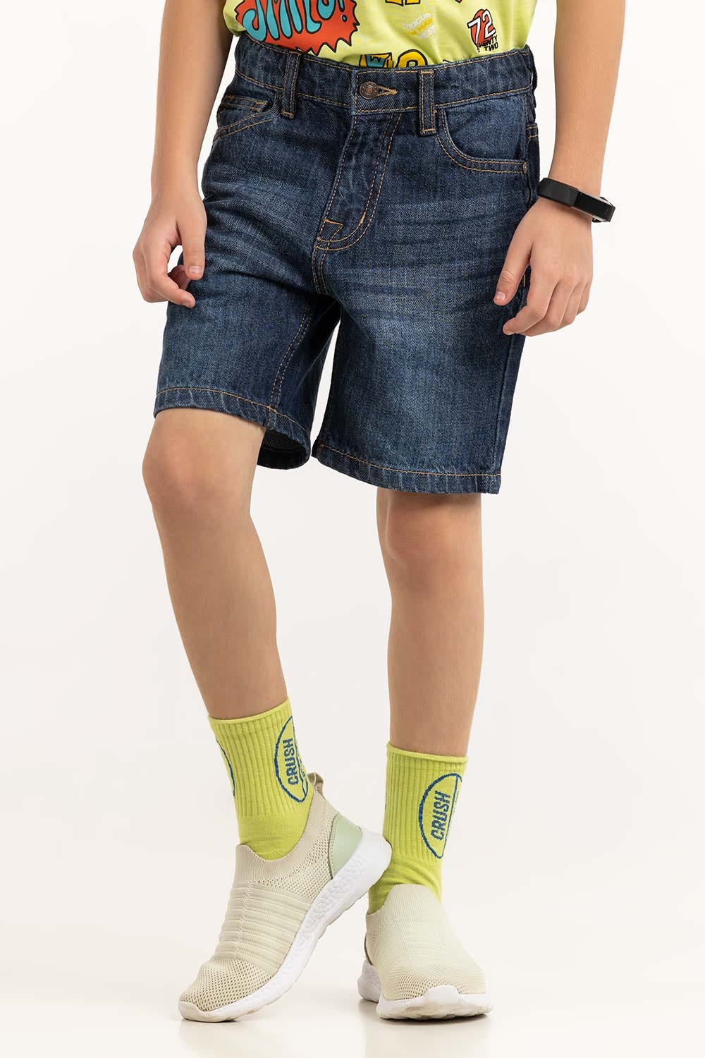 Toddler Boy Dark Blue Short 231-319-300 B