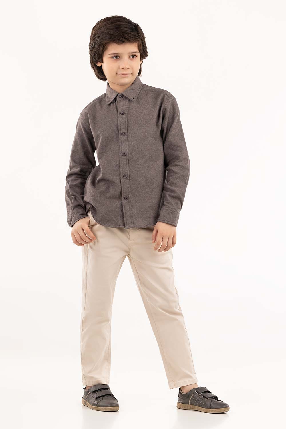 Toddler Boy Grey Casual Shirt 224-317-022