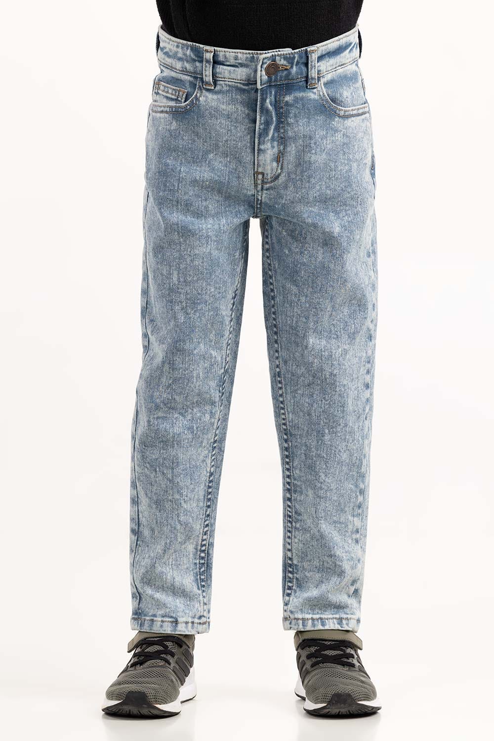 Toddler Boy Jeans With An Adjustable Inner Waistband 224-321-013