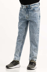 Toddler Boy Jeans With An Adjustable Inner Waistband 224-321-013