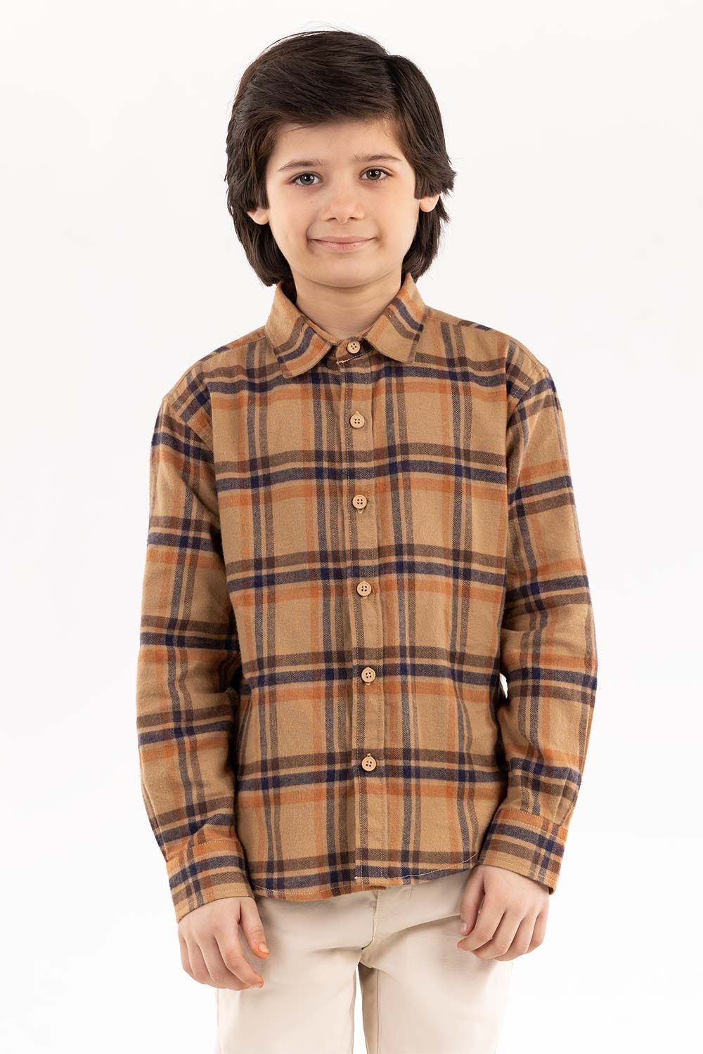 Toddler Boy Khaki Casual Shirt 224 -317-009