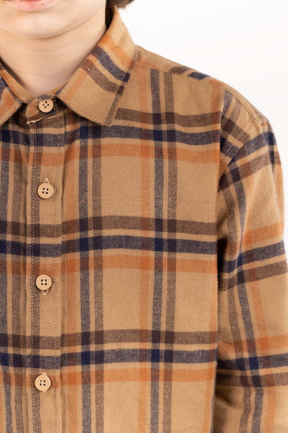 Toddler Boy Khaki Casual Shirt 224 -317-009