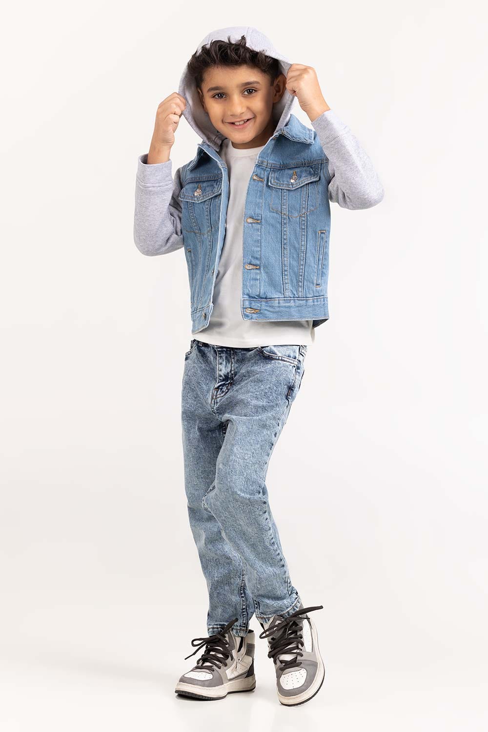 Toddler Boy Light Blue Denim Jacket 224-310-045