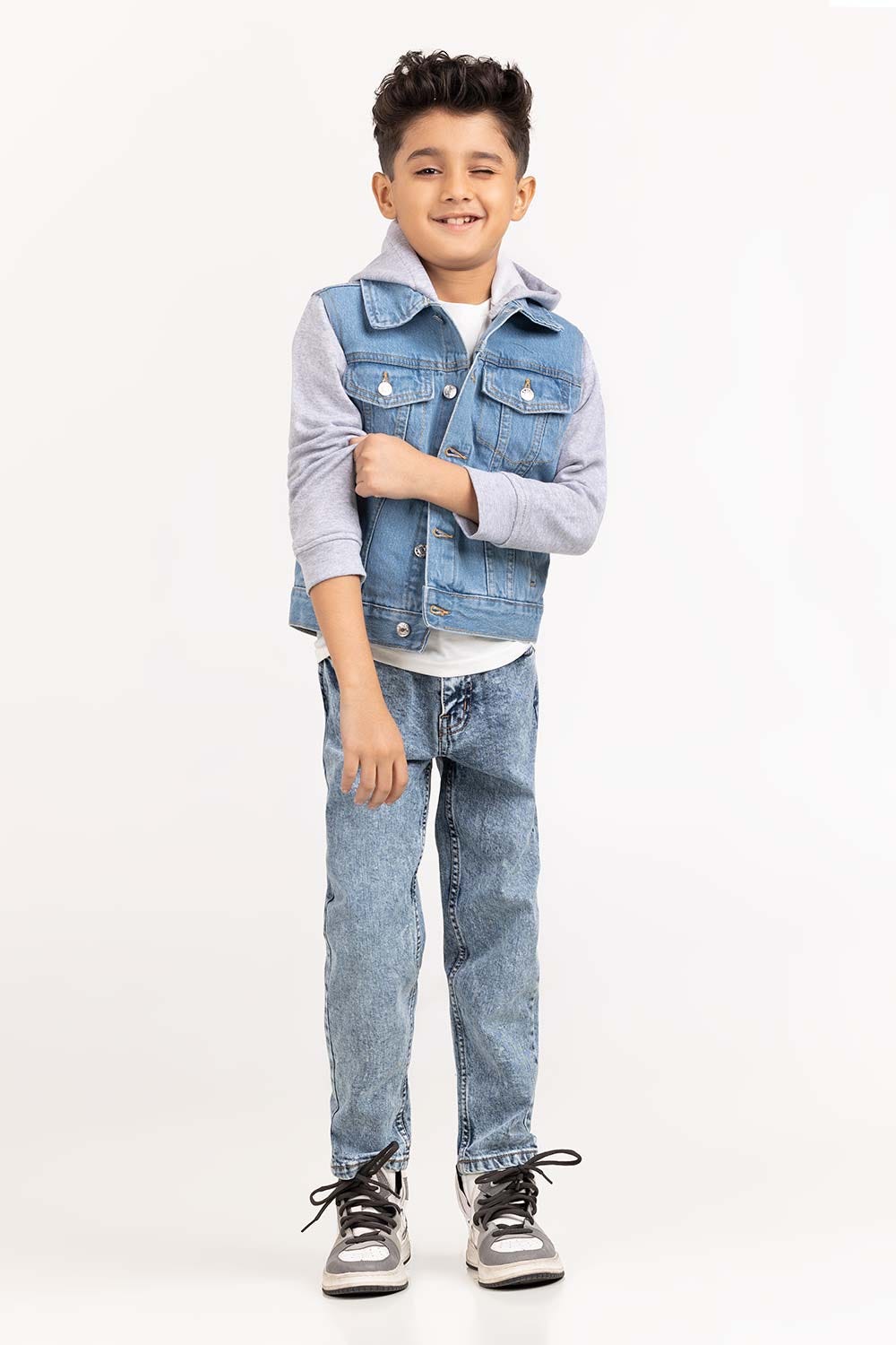 Toddler Boy Light Blue Denim Jacket 224-310-045