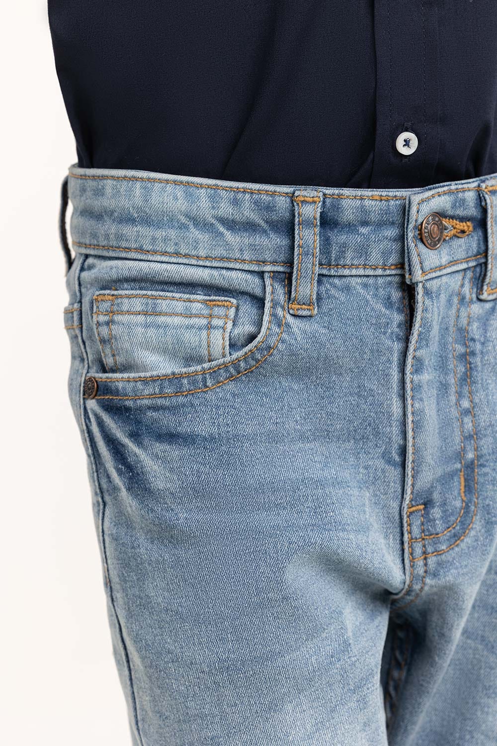 Toddler Boy Light Blue Jeans 231-321-001 C