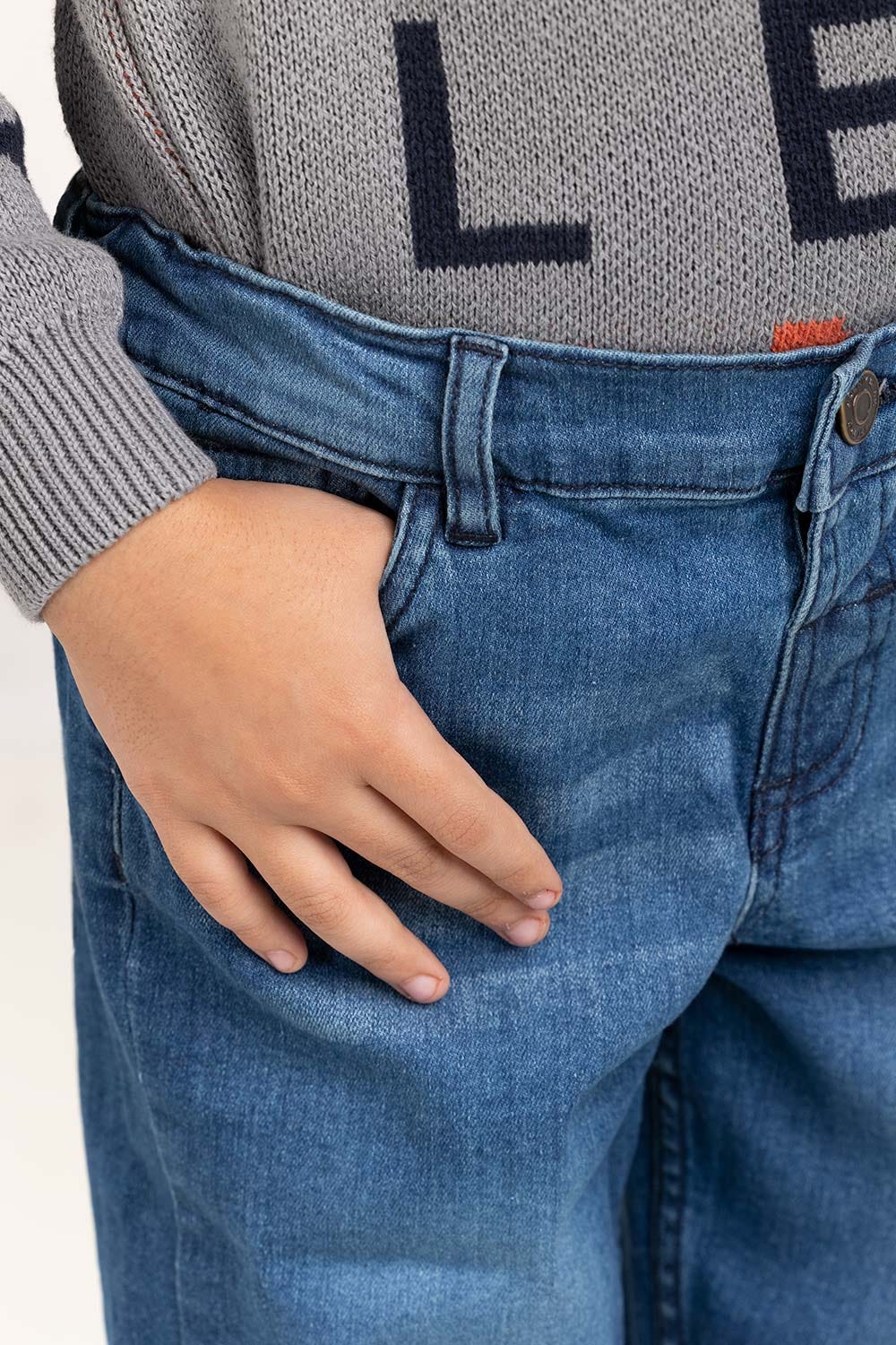 Toddler Boy Blue Denim Jeans 224-521-004