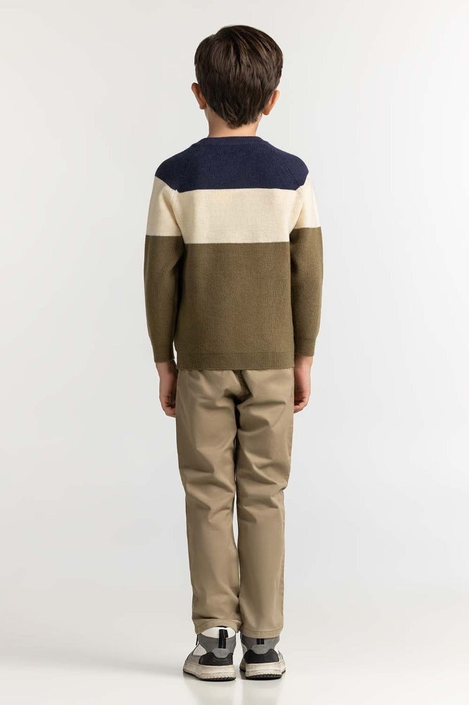 Toddler Boy Multi Basic Sweater TB-SWT-WS23-011