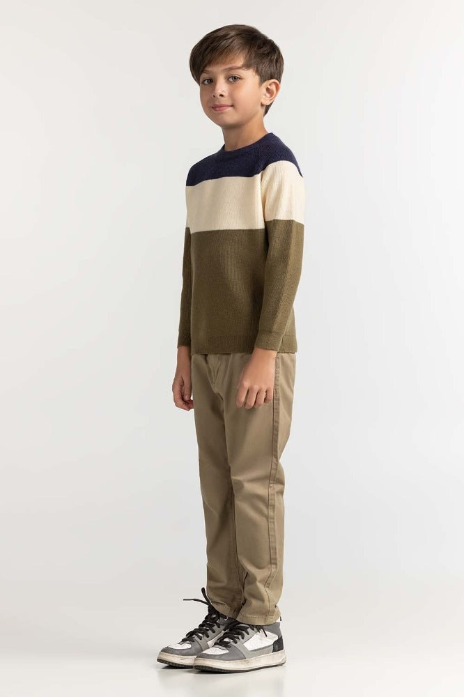 Toddler Boy Multi Basic Sweater TB-SWT-WS23-011