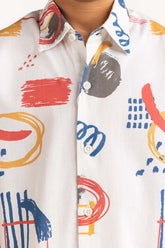 Toddler Boy Multi Printed Casual Shirt TB-CS-SS23-001