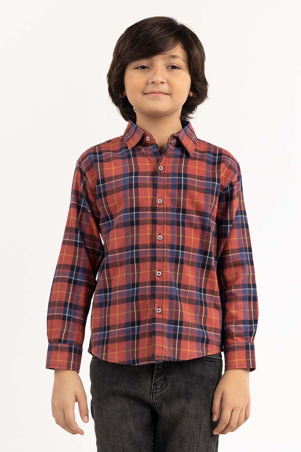 Toddler Boy Salmon Casual Shirt 224-317-014