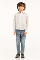 Toddler Boy White Casual Shirt 231-517-014