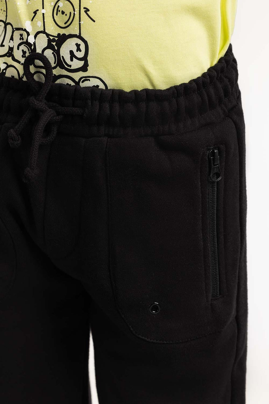 Toddler Boy Black Trouser 224-520-008