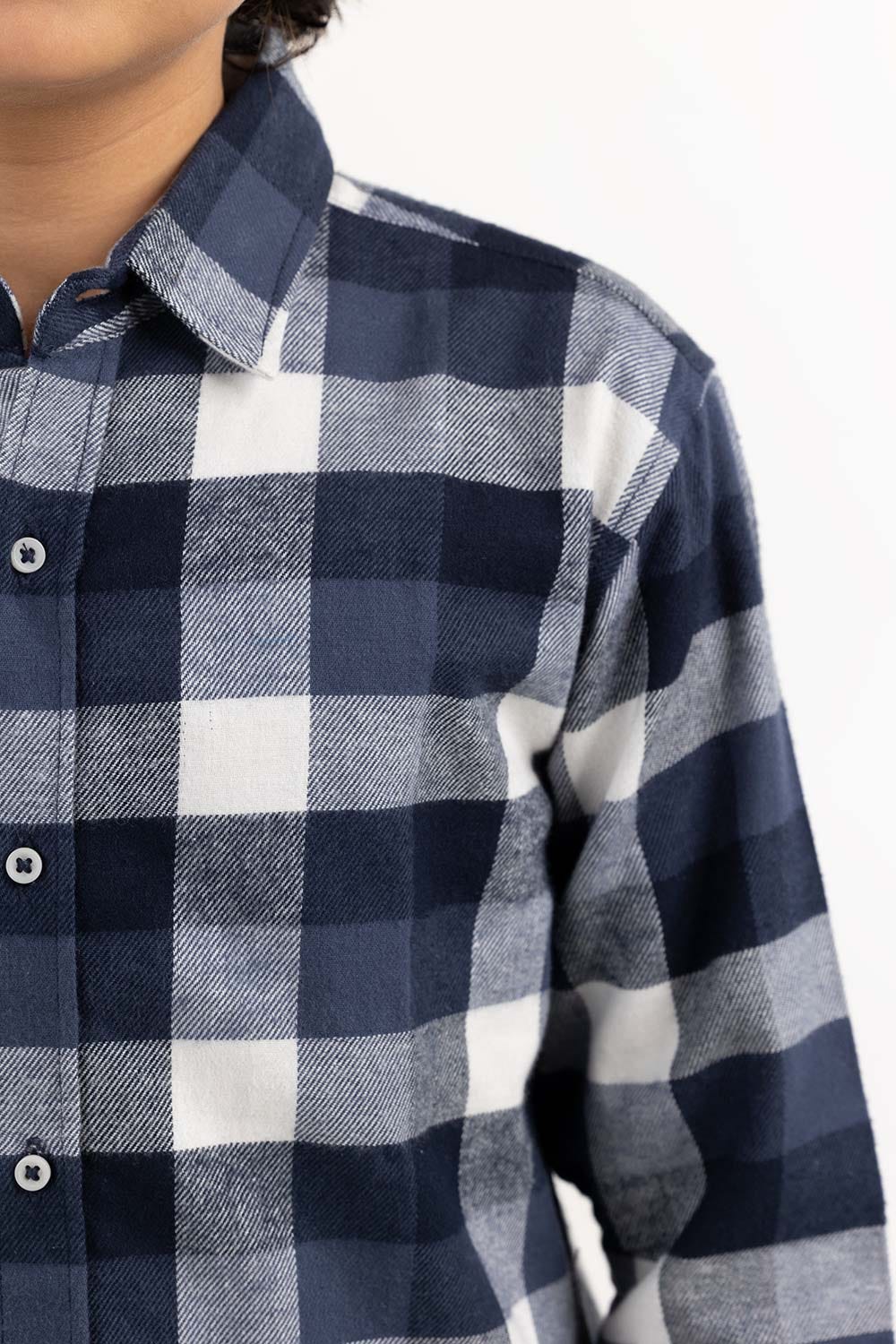 Toddler Boy Blue Casual Shirt 224-317-008