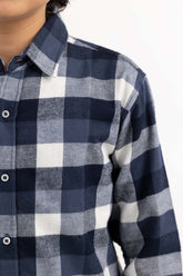 Toddler Boy Blue Casual Shirt 224-317-008