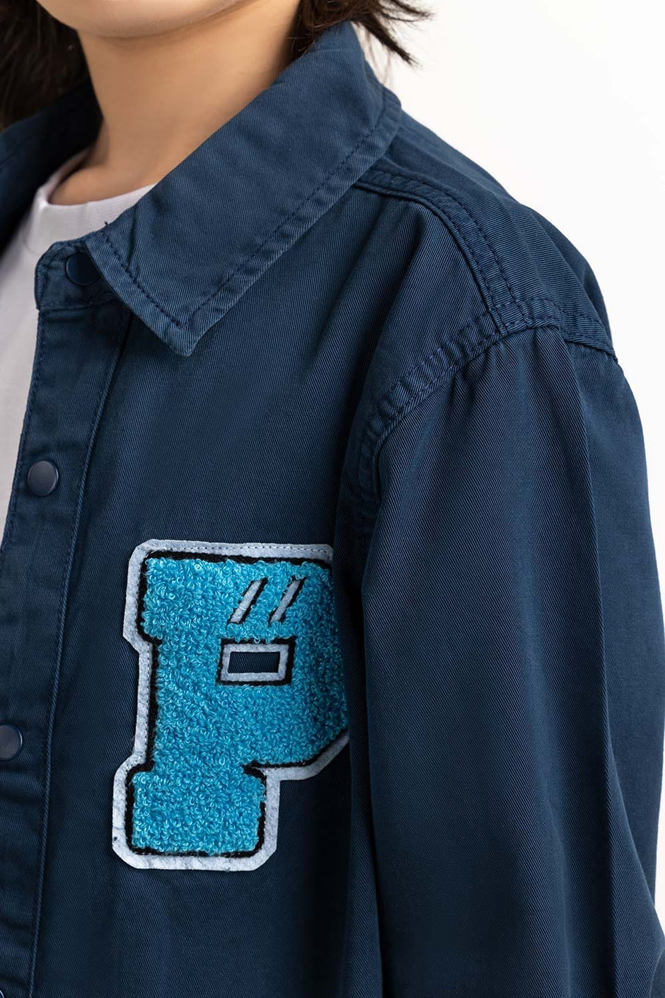 Toddler Boy Blue Casual Shirt 224-517-003