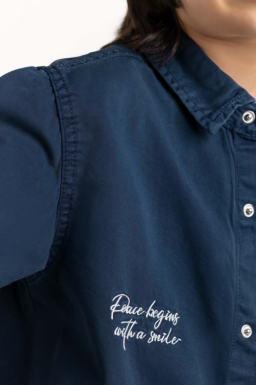 Toddler Boy Blue Casual Shirt 224-517-003