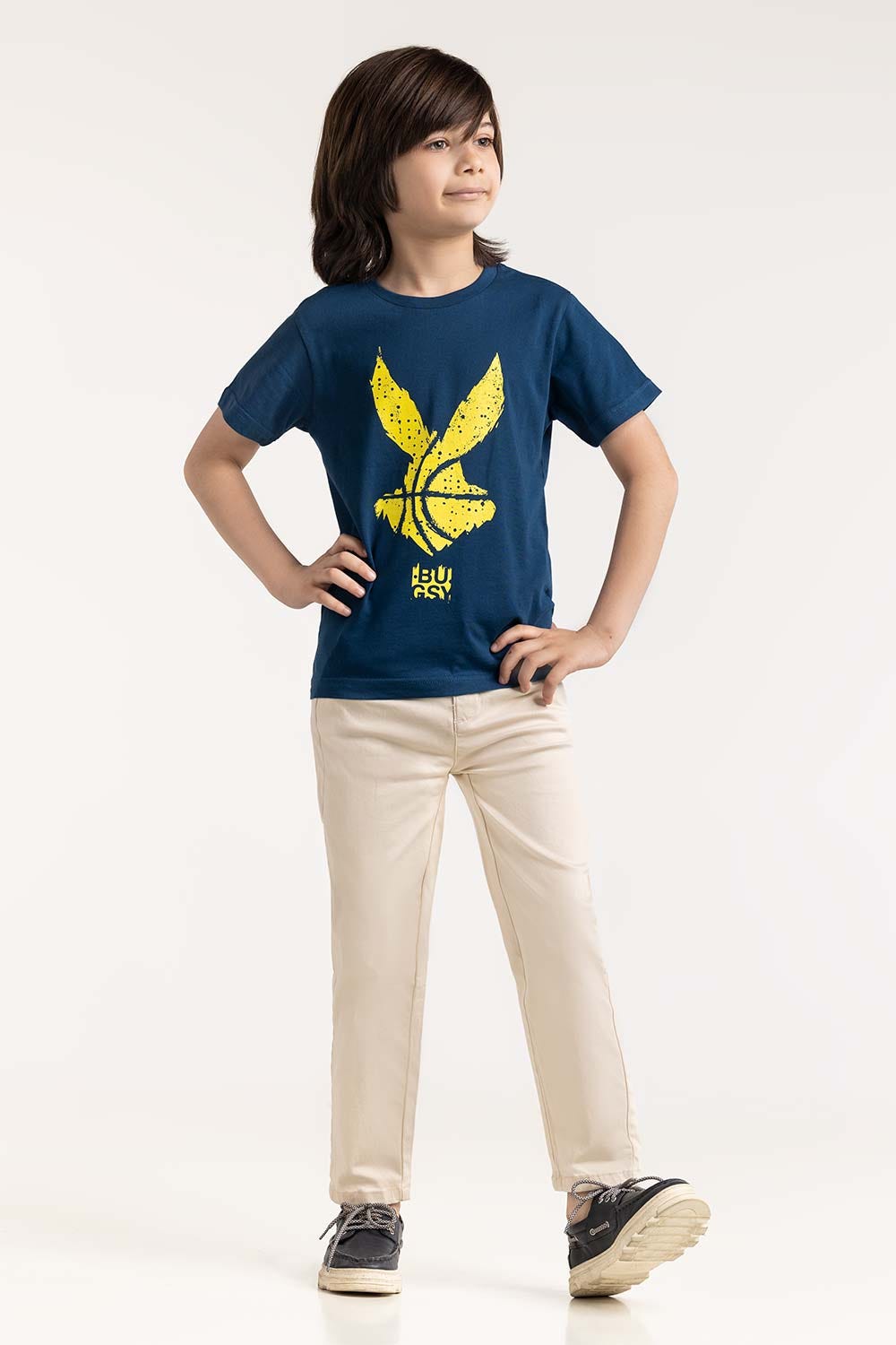 Toddler Boy Blue T-Shirt 231-513-028