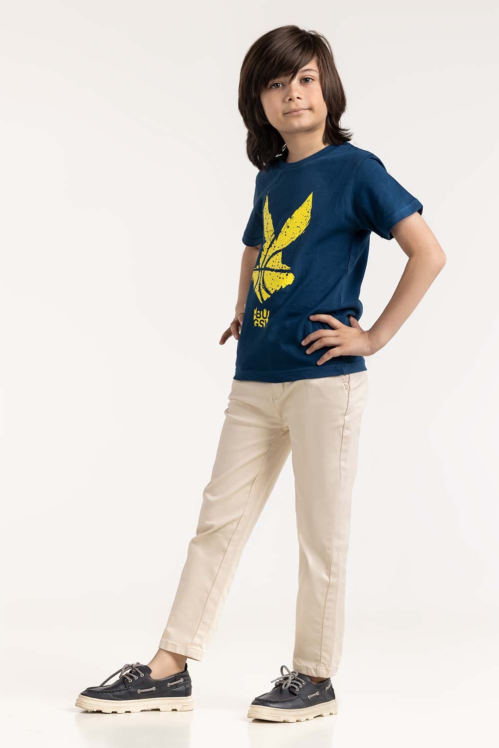 Toddler Boy Blue T-Shirt 231-513-028