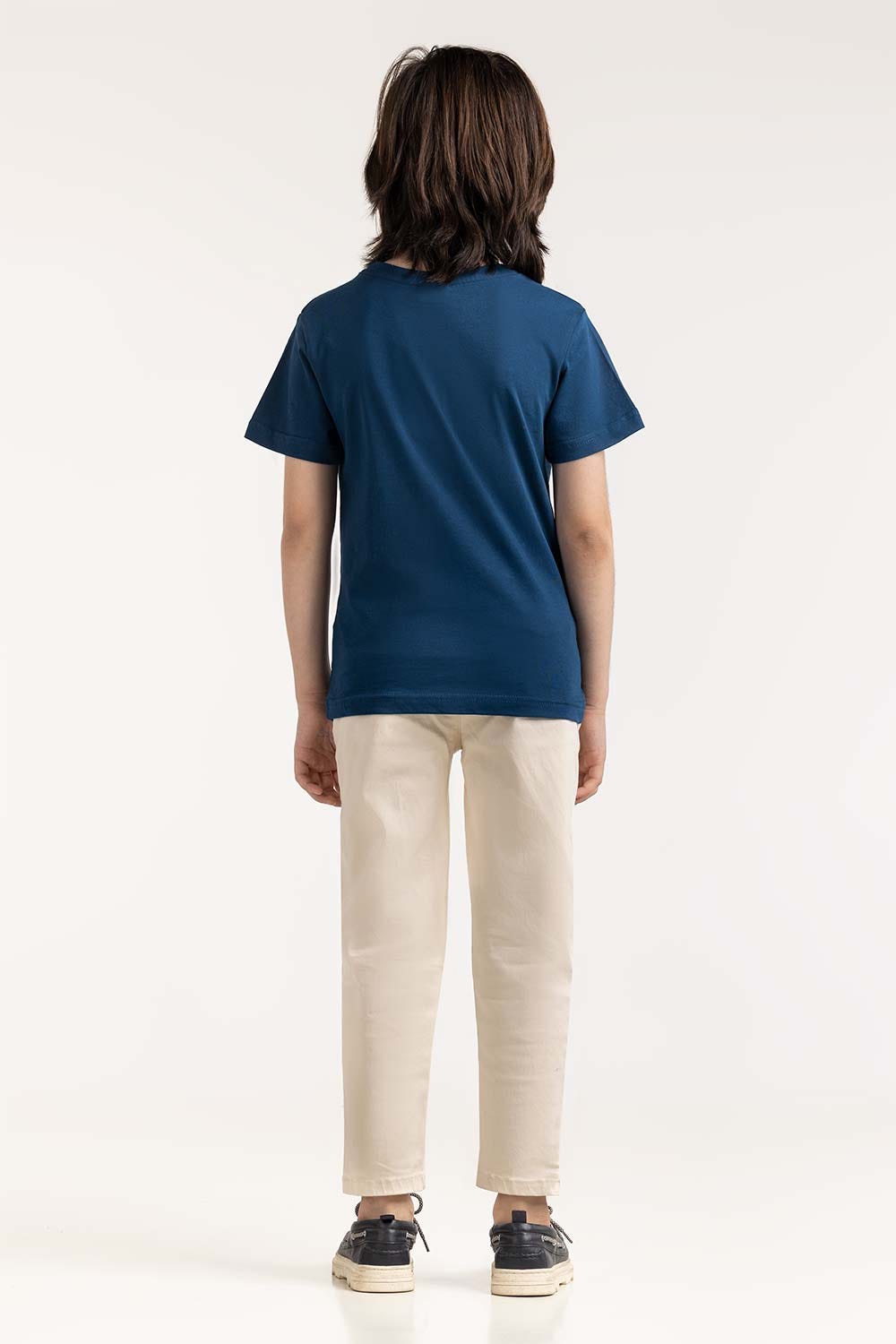 Toddler Boy Blue T-Shirt 231-513-028