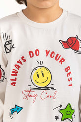 Toddler Boy Coco Milk T-Shirt 224-513-012