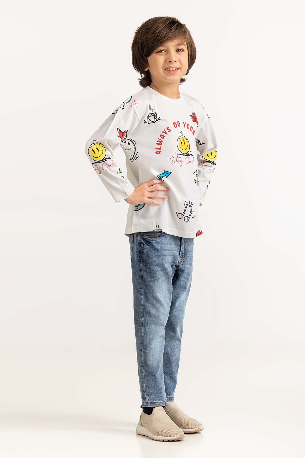 Toddler Boy Coco Milk T-Shirt 224-513-012