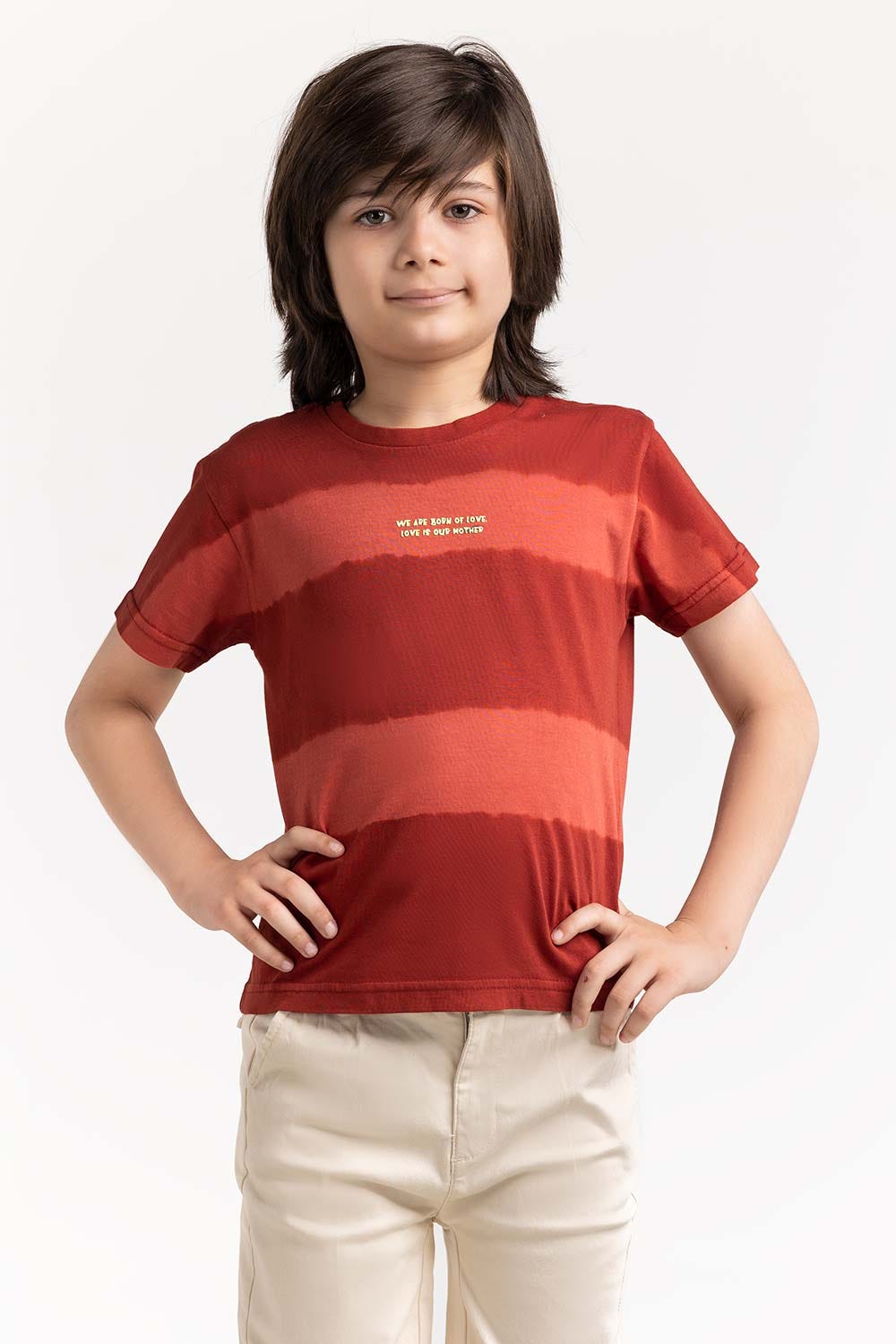 Toddler Boy Red T-Shirt 231-513-017