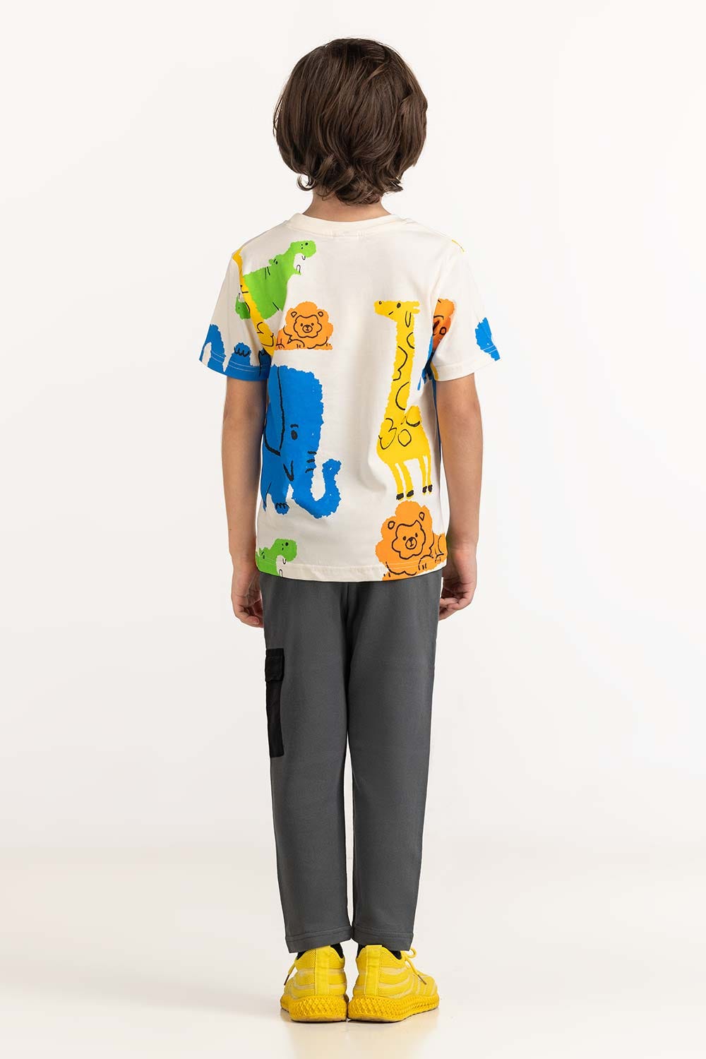 Toddler Boy White T-Shirt 231-513-016