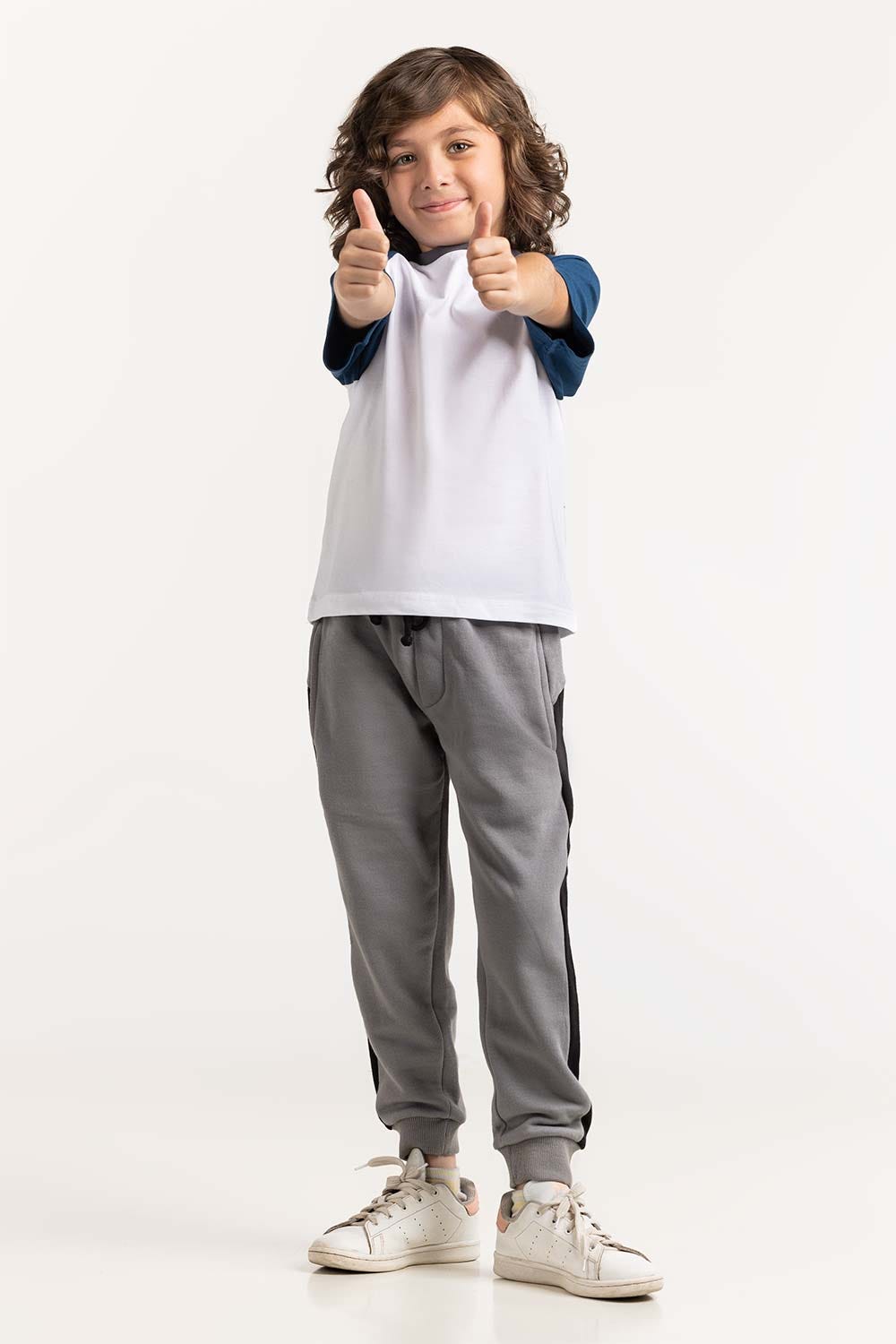 Toddler Boy White T-Shirt 231-513-019