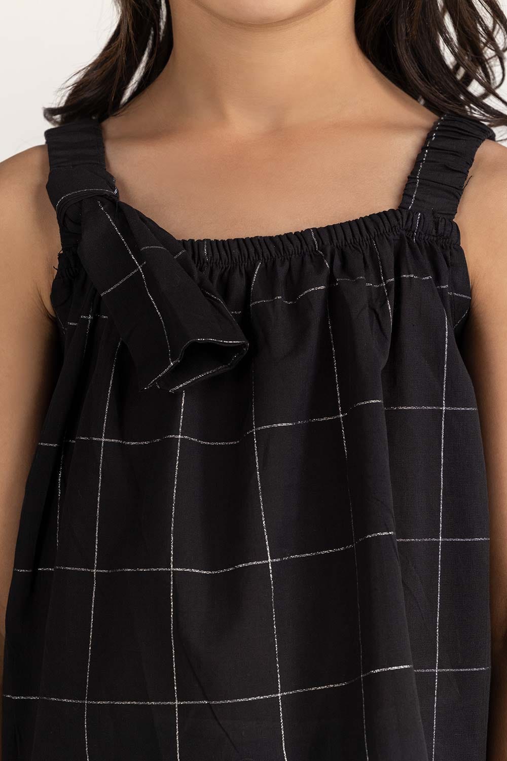 Toddler Girl Black Blouse 231-617-024