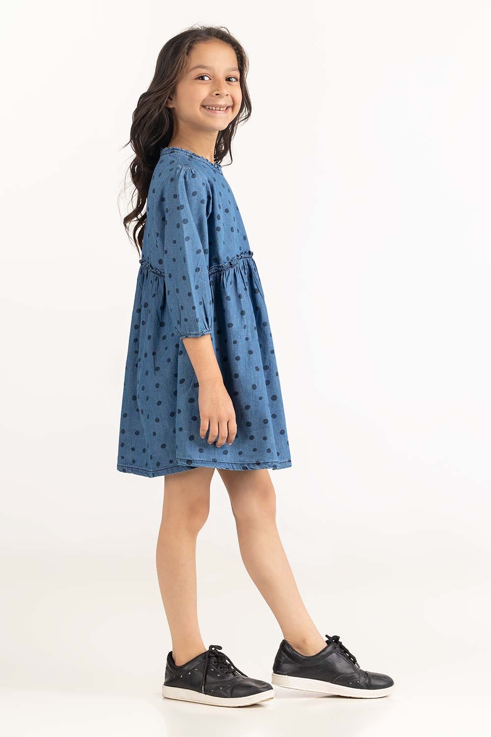 Toddler Girl Blue Dress 231-614-213