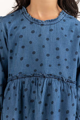 Toddler Girl Blue Dress 231-614-213