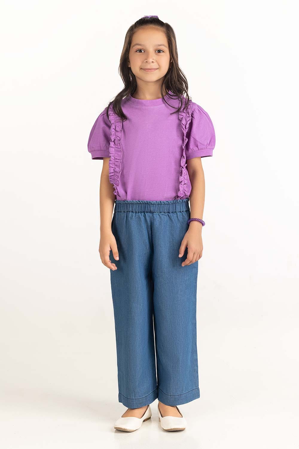 Toddler Girl Blue Trouser 231-620-213