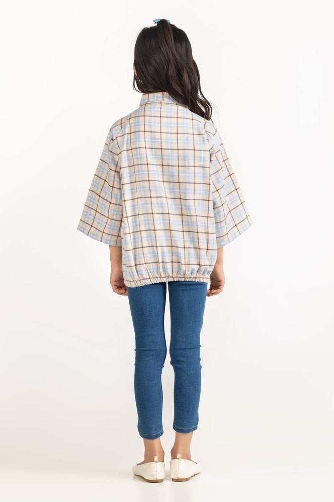 Toddler Girl Cream Blouse 224-617-008