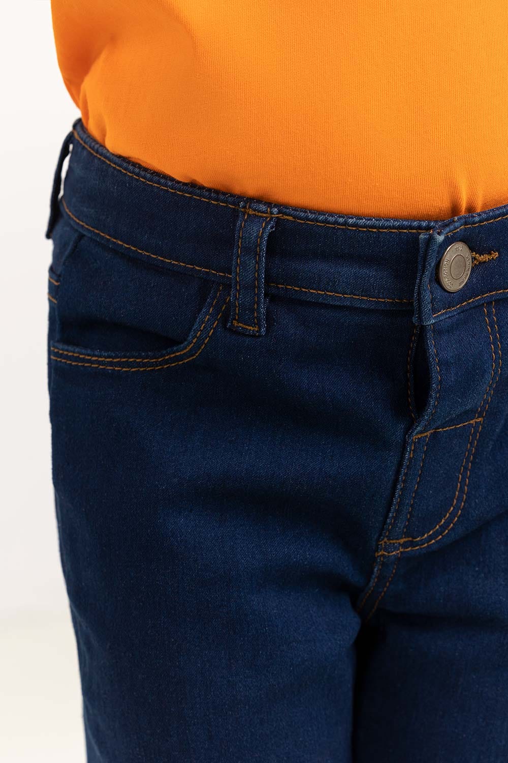 Toddler Girl Dark Blue Jeans 231-621-001