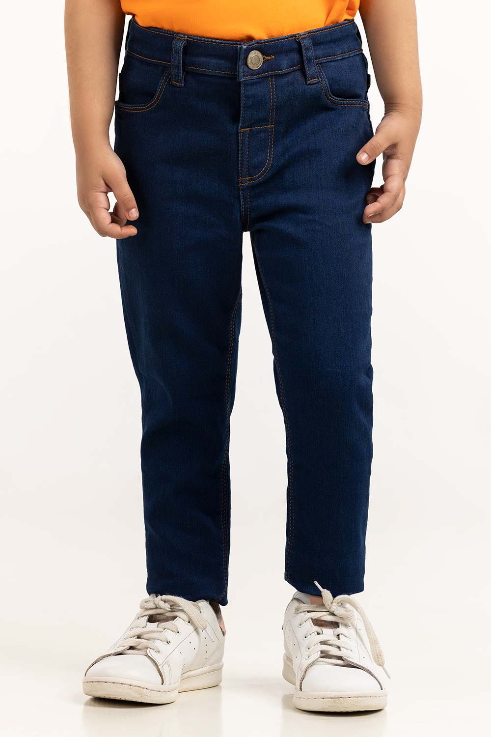 Toddler Girl Dark Blue Jeans 231-621-001