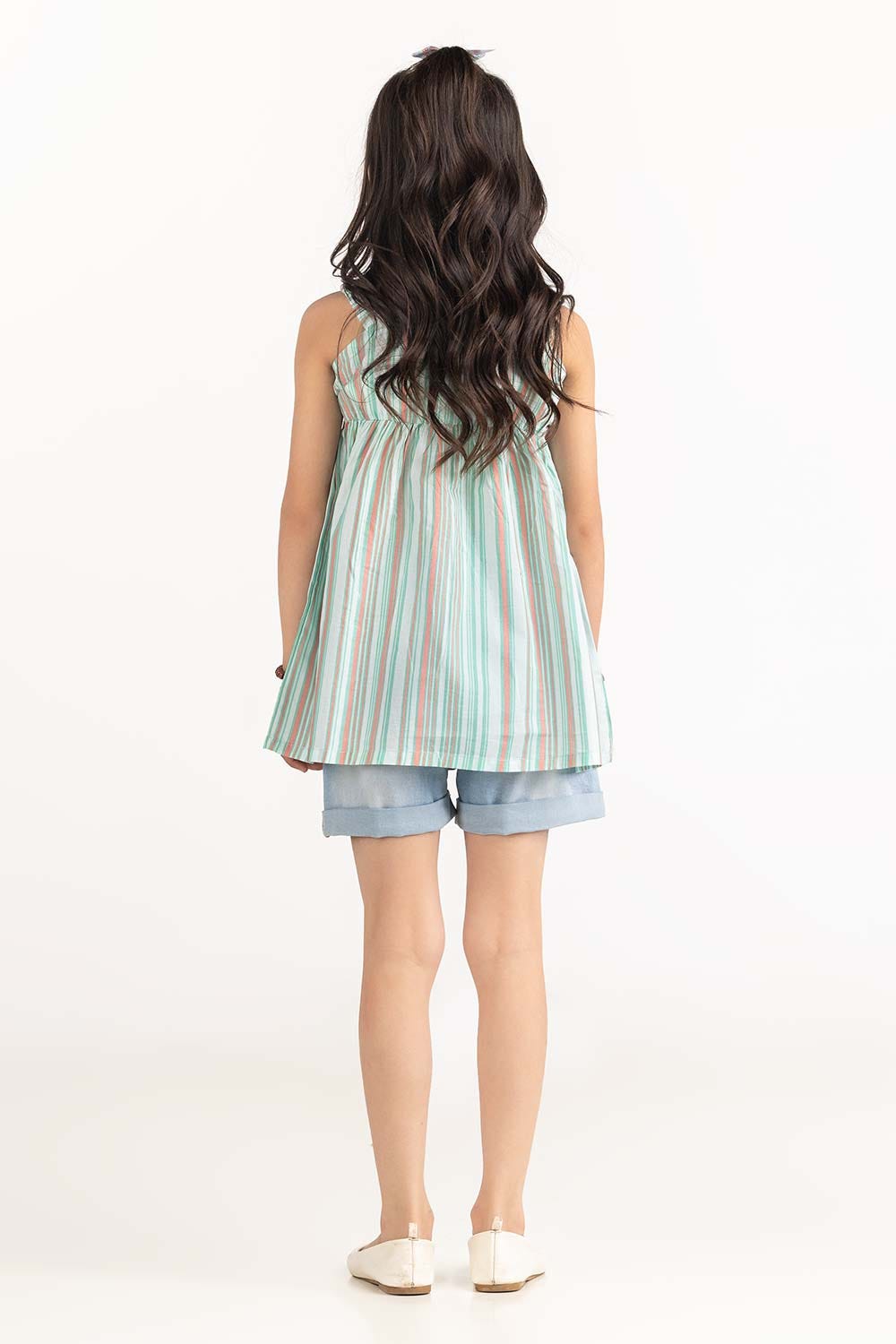 Toddler Girl Green Blouse 231-616-205