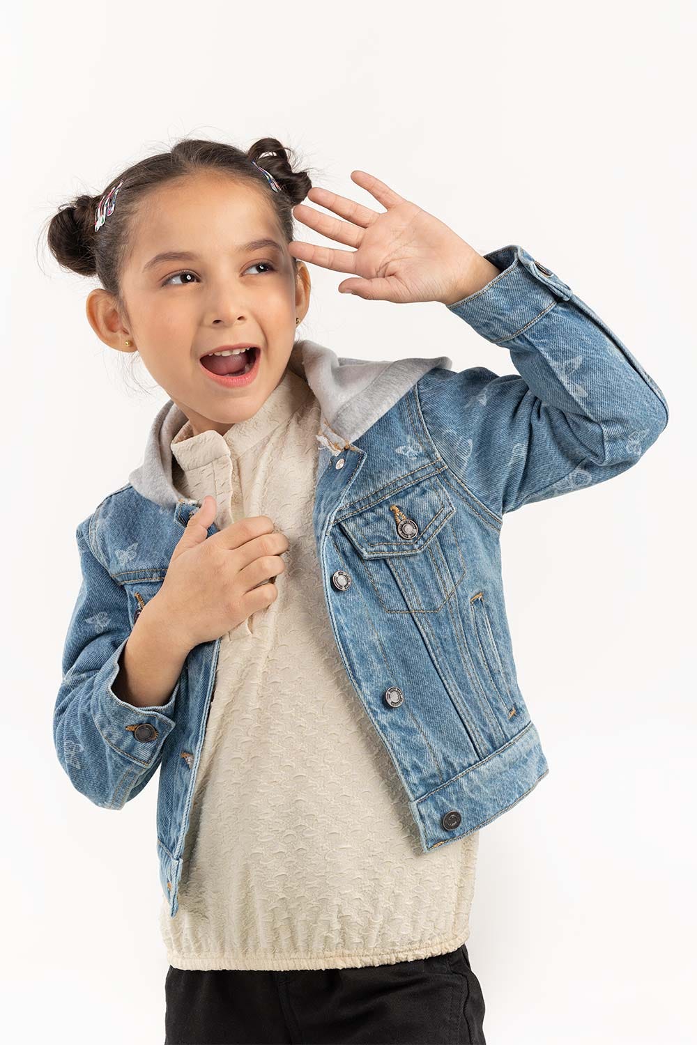 Toddler Girl Light Blue Denim Jacket 224-410-047
