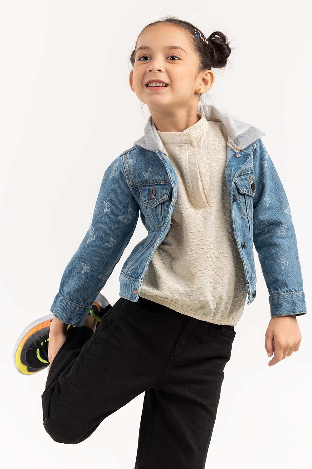 Toddler Girl Light Blue Denim Jacket 224-410-047