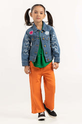 Toddler Girl Light Blue Denim Jacket 224-410-045