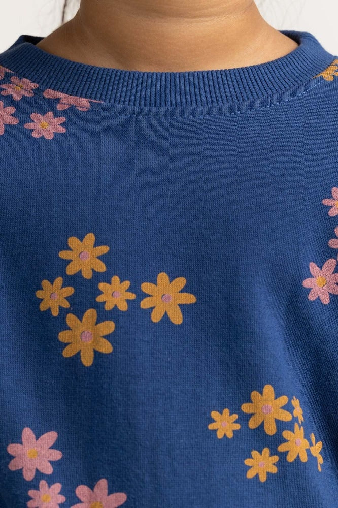 Toddler Girl Navy Basic Sweatshirt TG- SWS-WS23-004