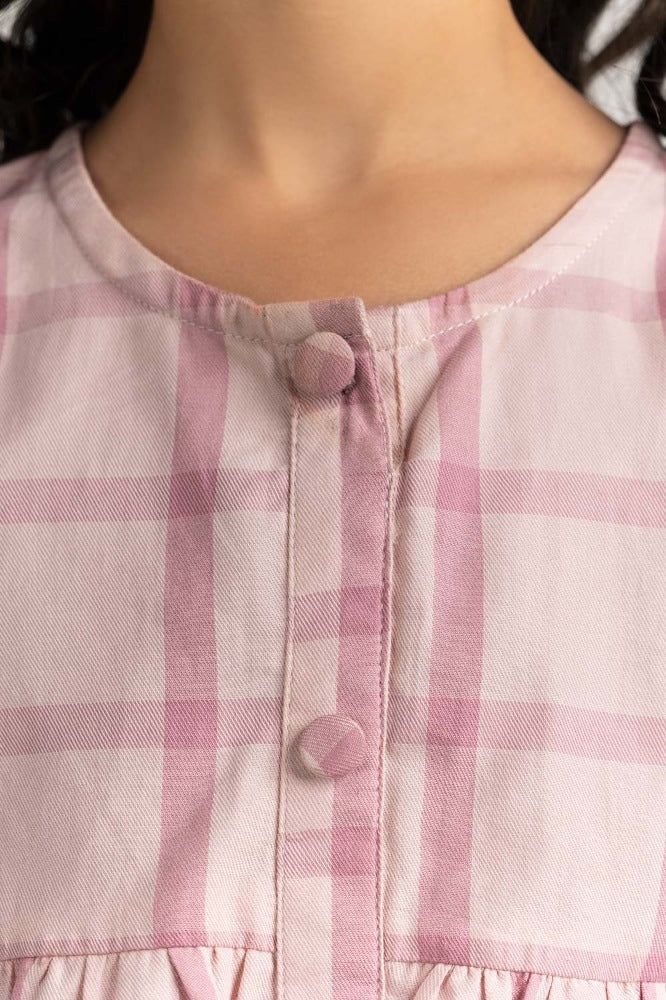 Toddler Girl Pink Basic Blouse TG-BLSWS23-001