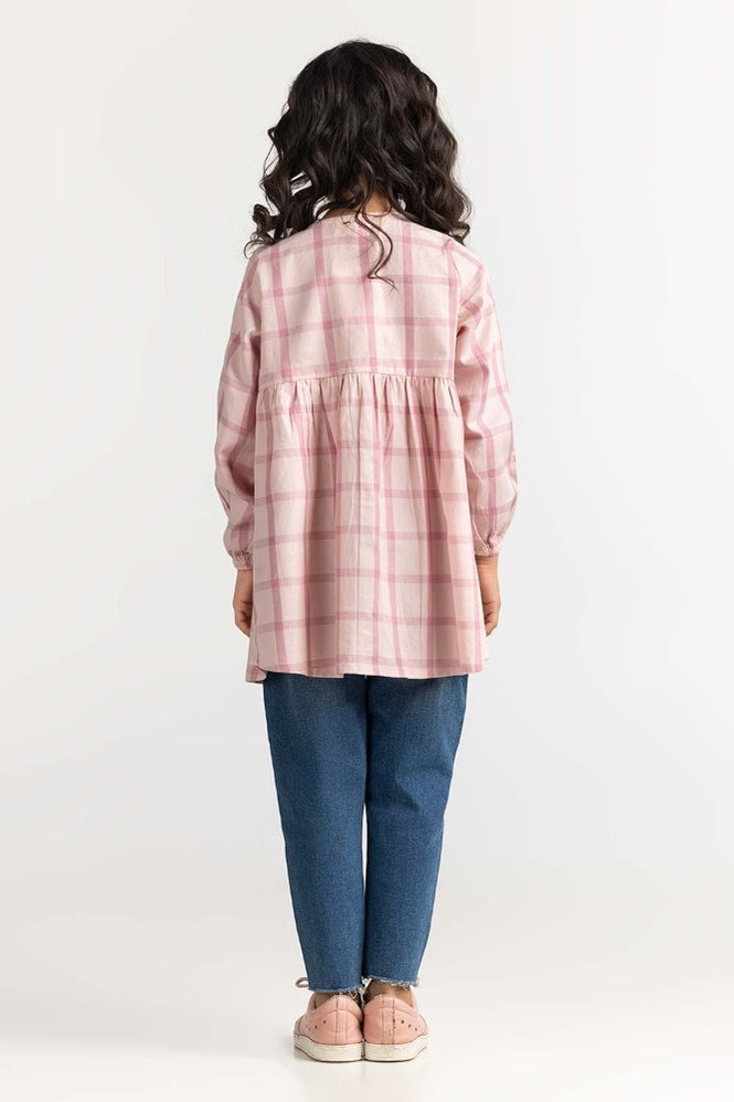 Toddler Girl Pink Basic Blouse TG-BLSWS23-001