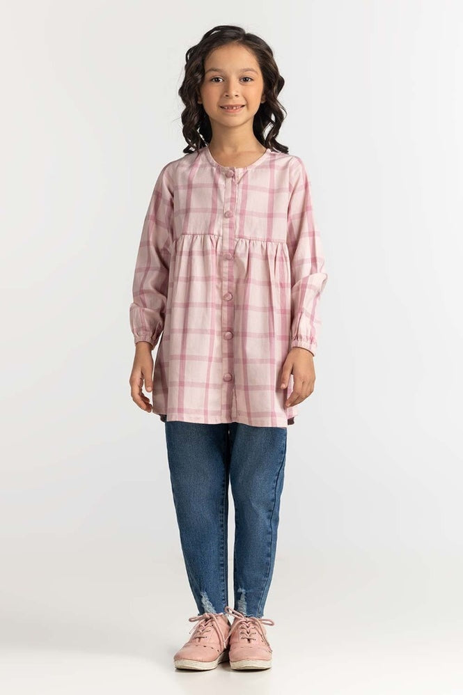 Toddler Girl Pink Basic Blouse TG-BLSWS23-001