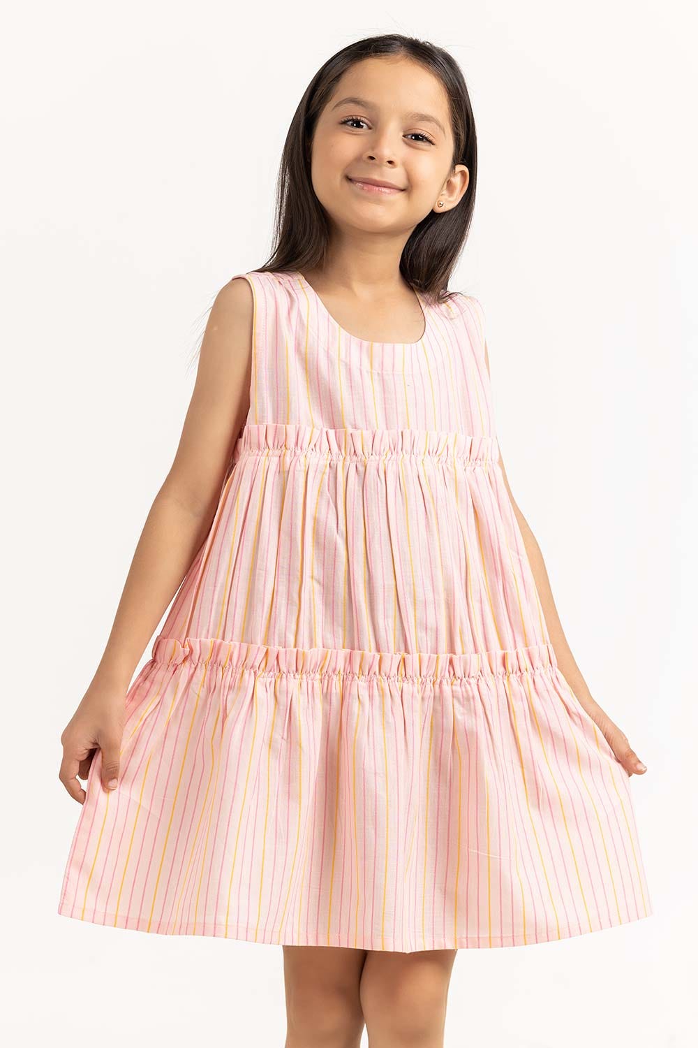 Toddler Girl Pink Blouse 231-614-211