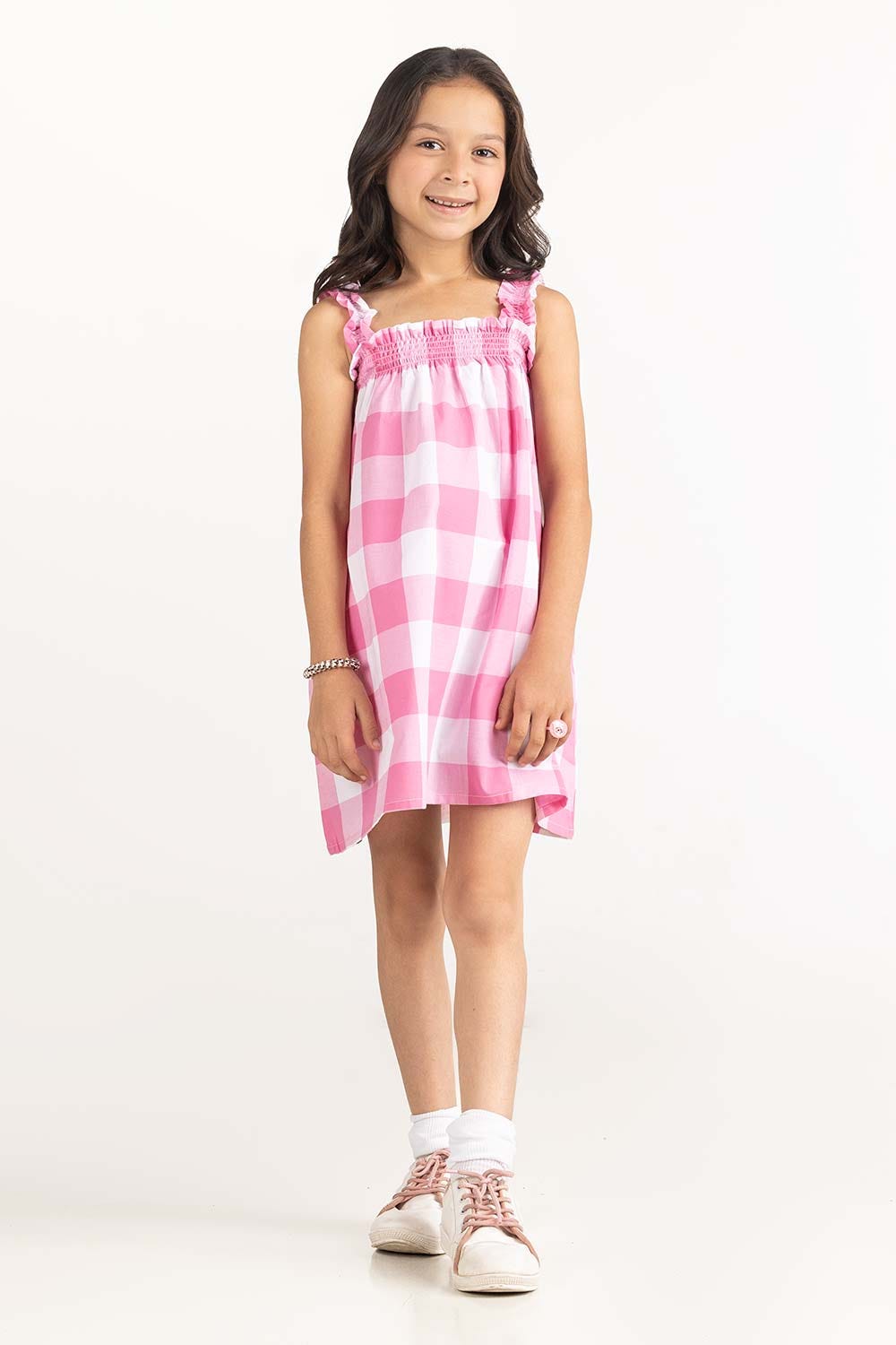 Toddler Girl Pink Dress 231-617-005