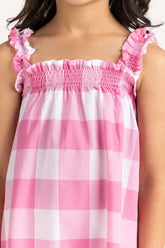 Toddler Girl Pink Dress 231-617-005