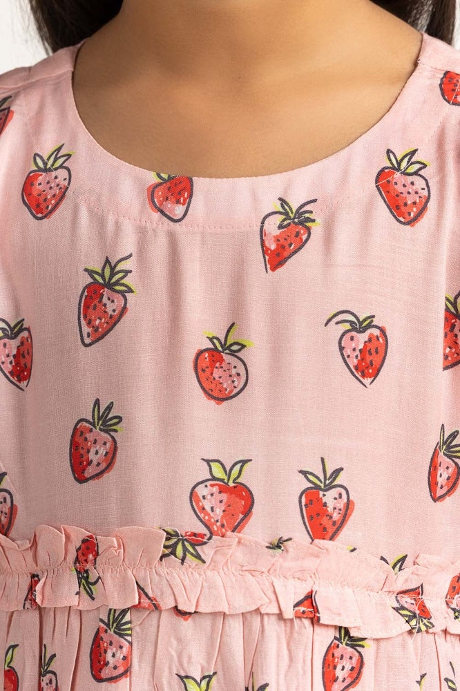 Toddler Girl Pink Dress TG-BLS-SS24-011