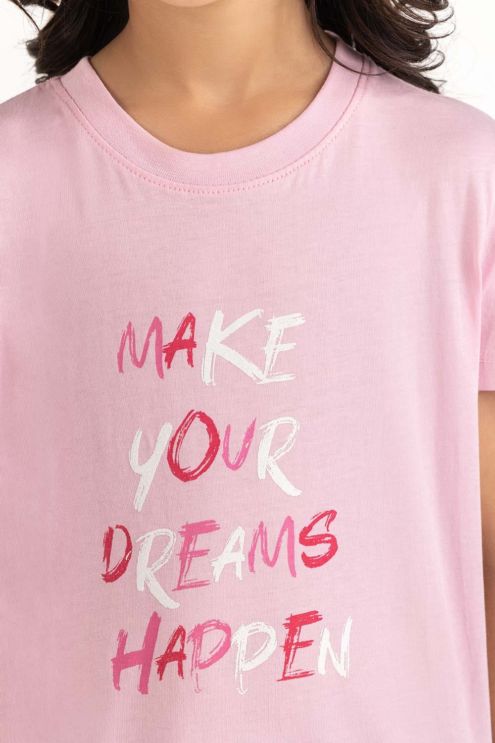 Toddler Girl Pink Lady Co-Ord Top 231-616-011 T