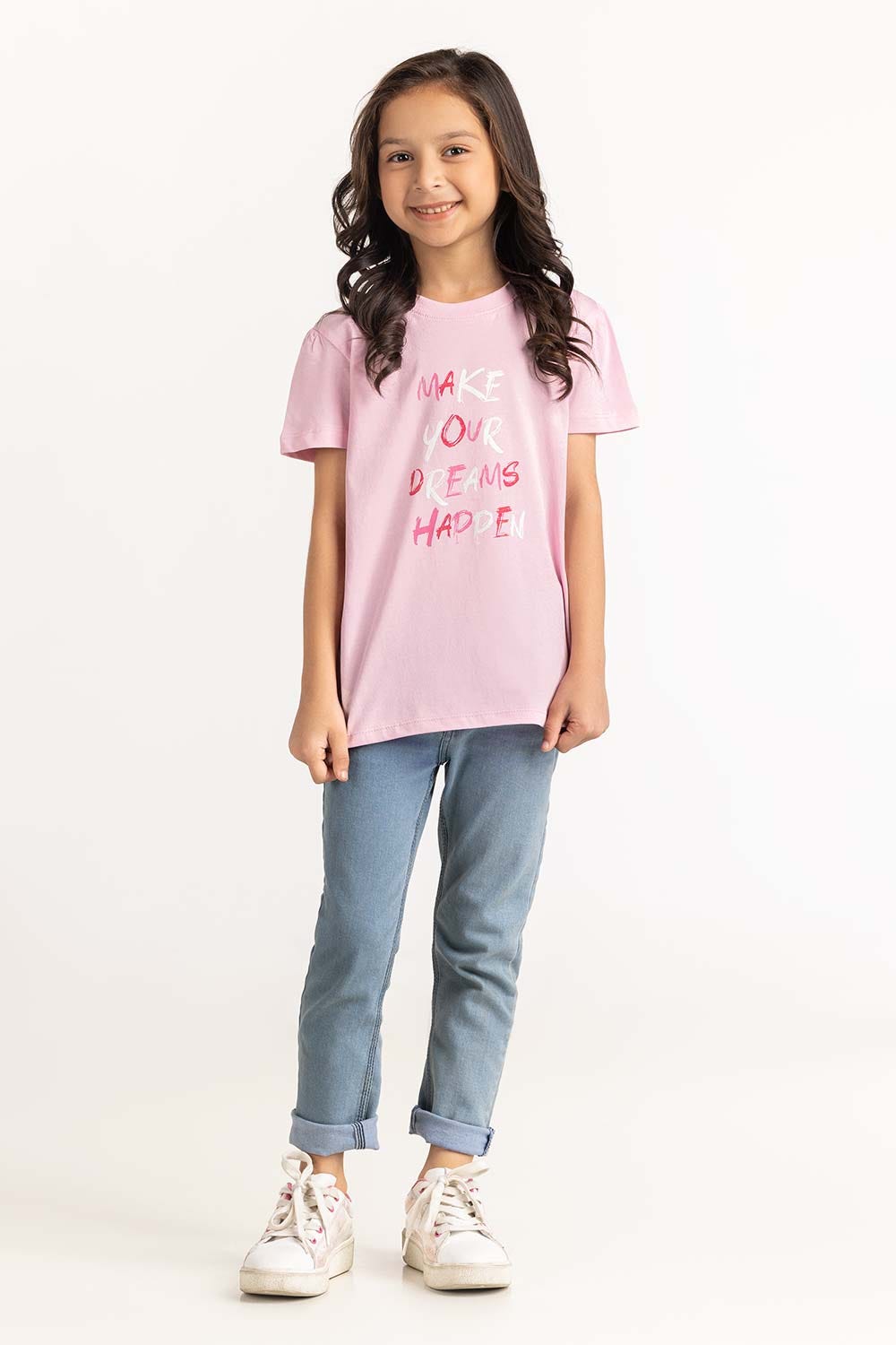 Toddler Girl Pink Lady Co-Ord Top 231-616-011 T