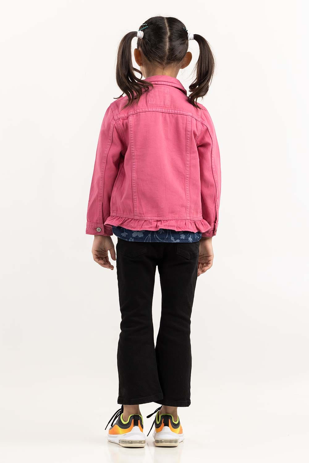 Toddler Girl Pink Non Denim Jacket 224-410-050